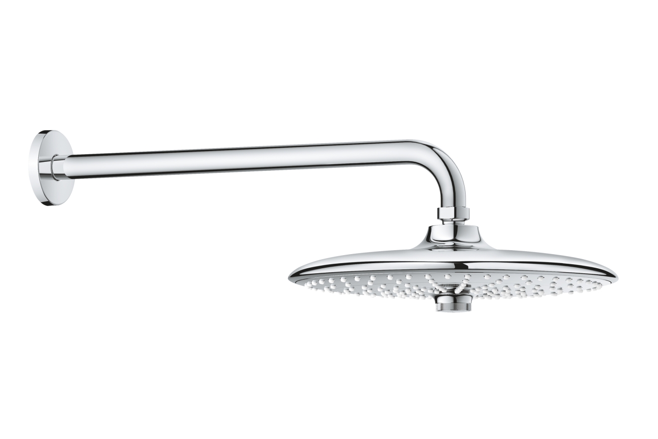 Верхний душ GROHE Euphoria 260 SmartControl, 12,5 л/мин, 3 режима, 380 мм, хром (26458000)