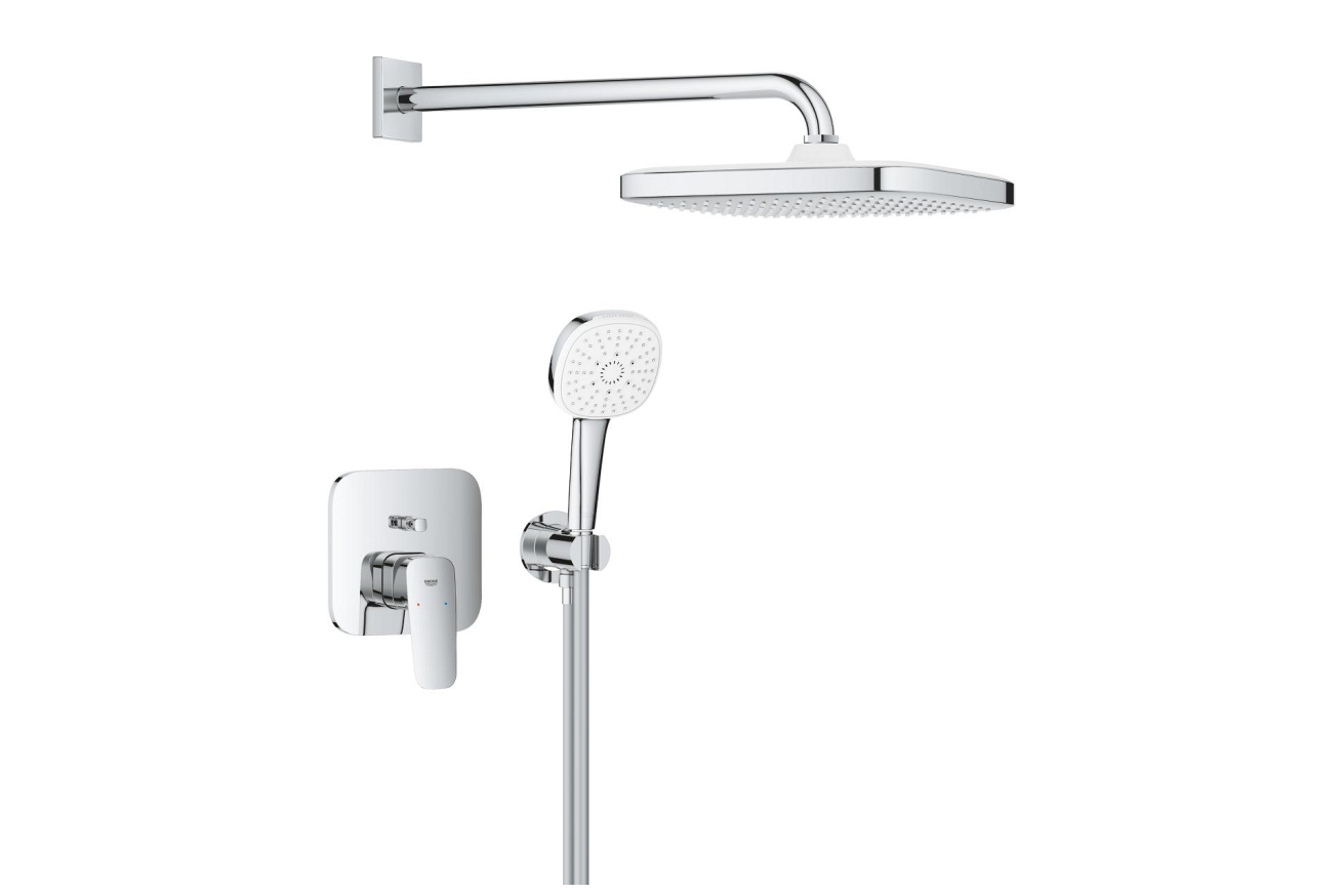 Душевая система GROHE Cubeo со смесителем для душа, хром (1053360000)
