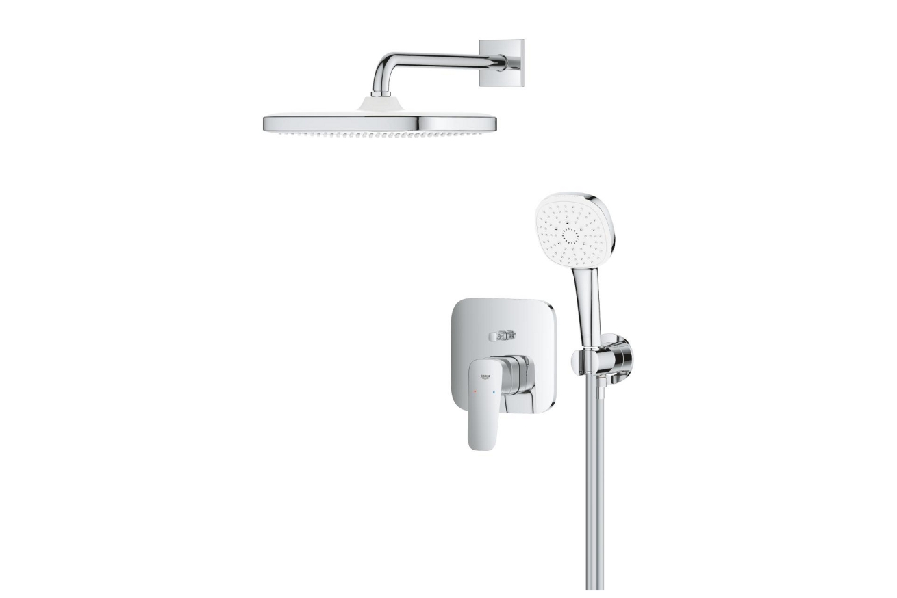 Душевая система GROHE Cubeo со смесителем для душа, хром (1053360000)