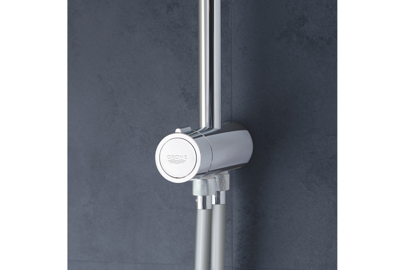 Душевая система GROHE Vitalio Start System 210 с переключателем потоков, хром (26382001)