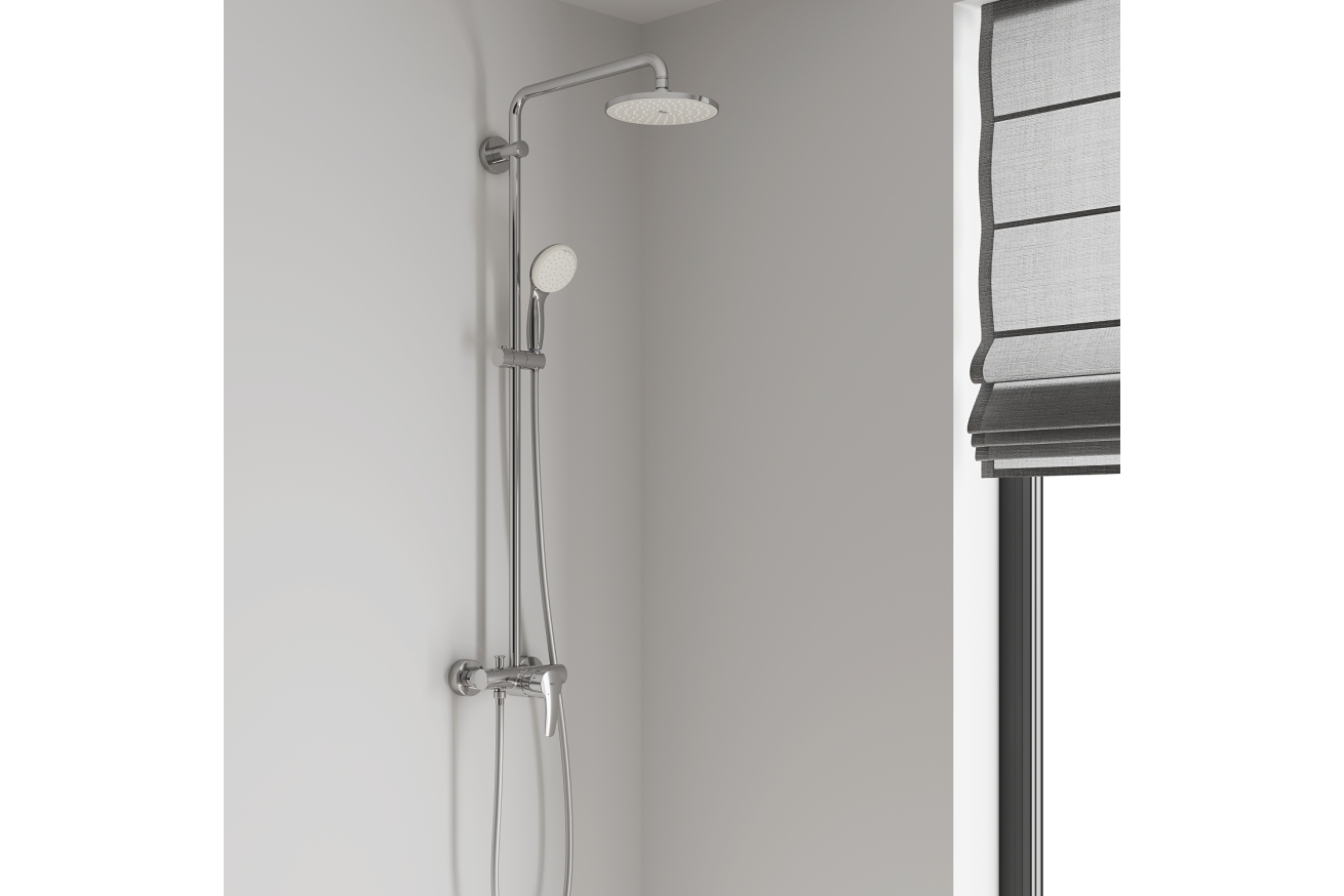 Душевая система GROHE New Tempesta 200 со смесителем для душа, хром (26244001)
