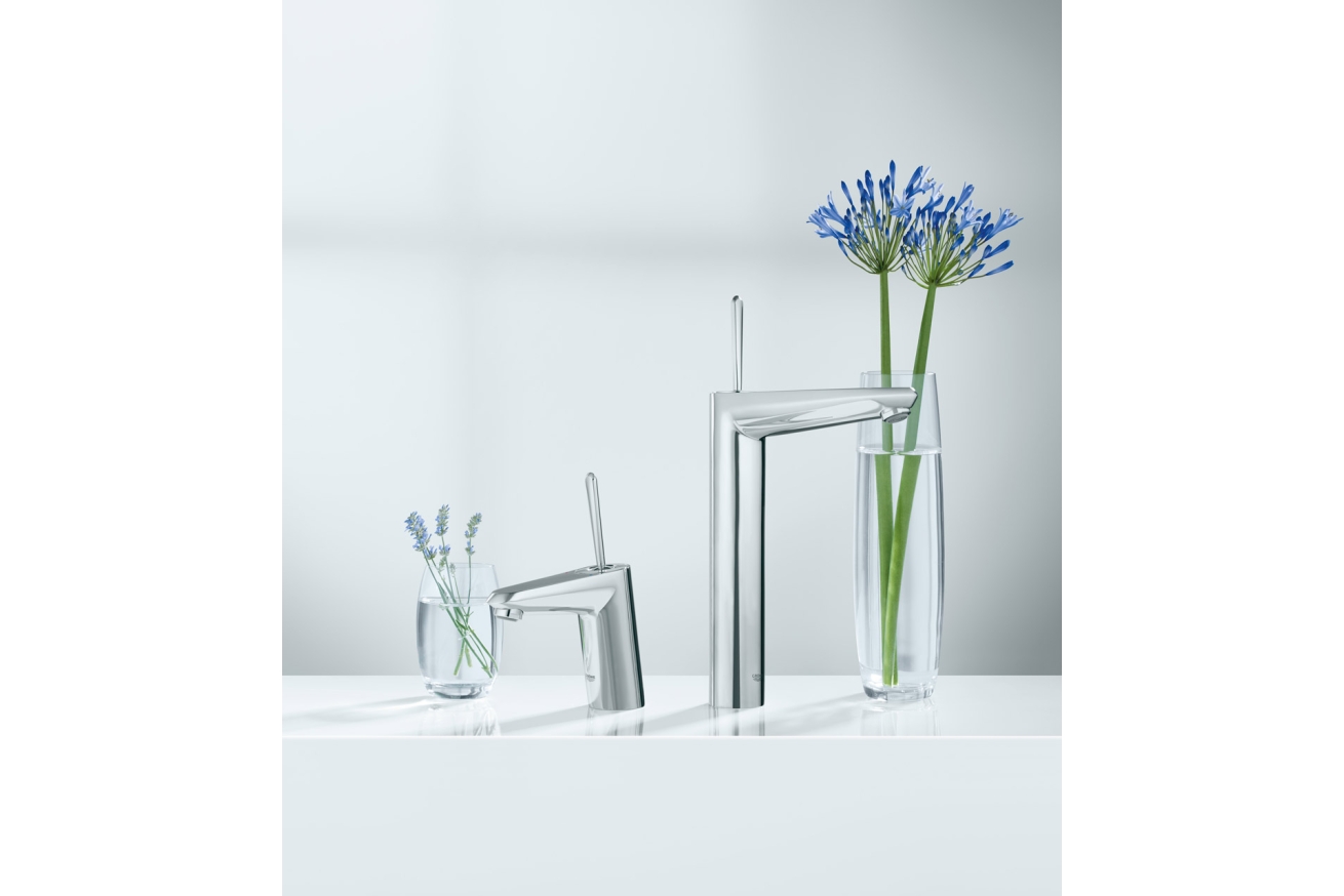 Смеситель для раковины GROHE Eurodisc Joy с донным клапаном, S-size, хром (23425000)