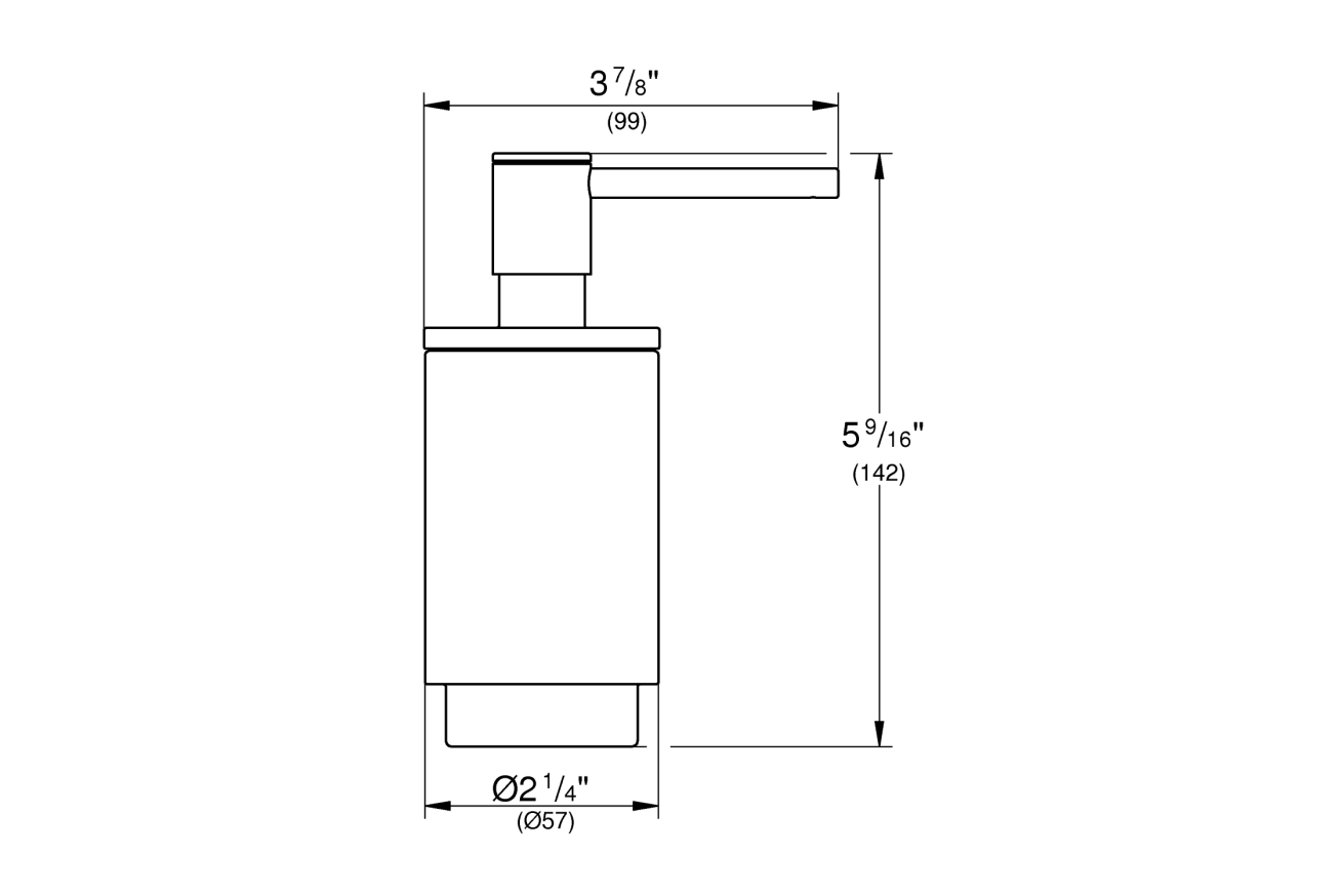 Дозатор жидкого мыла GROHE Selection, теплый закат глянец (41028DA0)