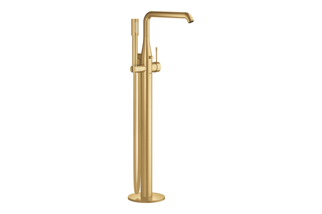 Внешняя часть смесителя для ванны GROHE Essence напольного монтажа, холодный рассвет матовый (25248GN1)