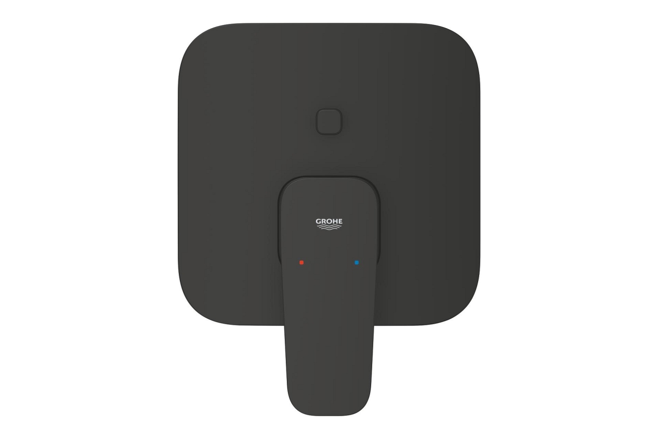 Внешняя часть смесителя для ванны GROHE Cubeo, матовый черный (1017782430)