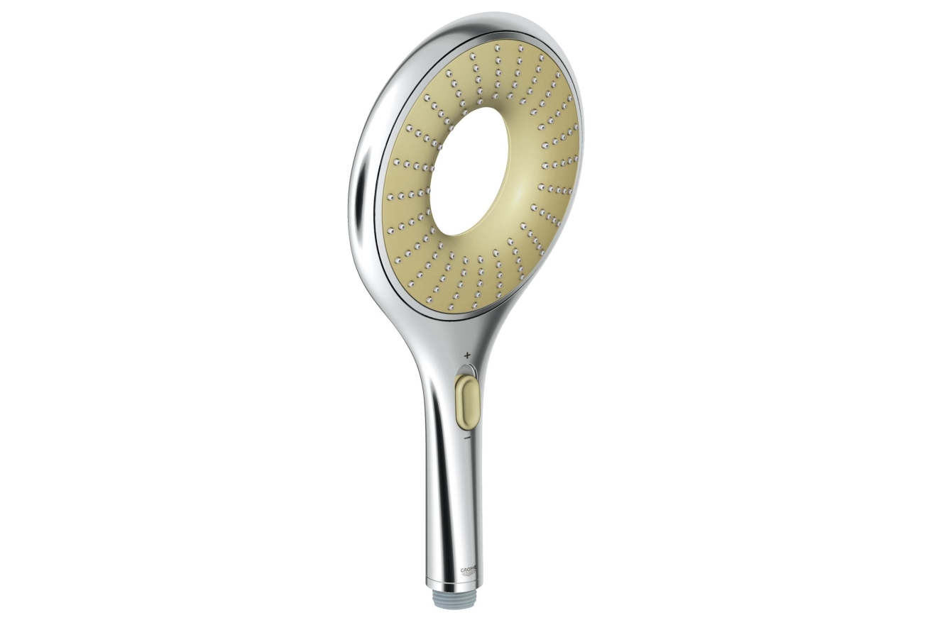 Ручной душ GROHE Rainshower Icon, 2 режима, хром/фисташковый (27630000)