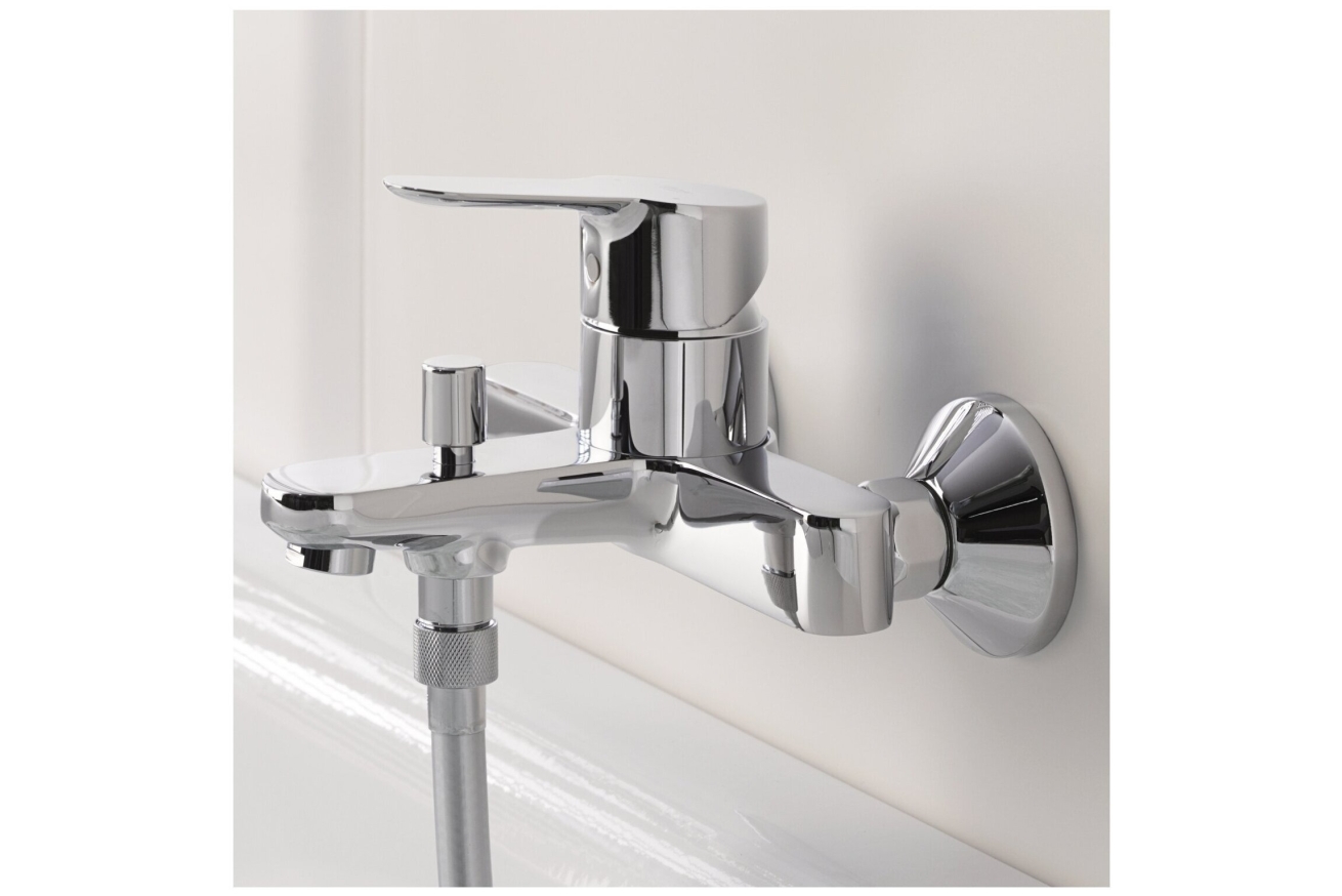 Смеситель для ванны GROHE Start Edge, настенный монтаж, хром (23348000)