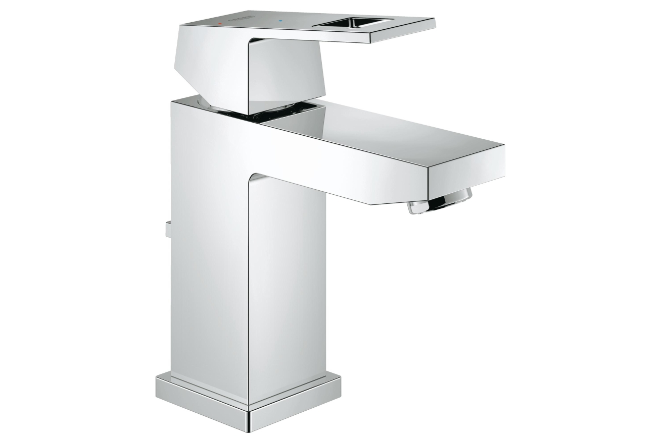 Смеситель для раковины GROHE Eurocube с донным клапаном, S-size, хром (2339000E)