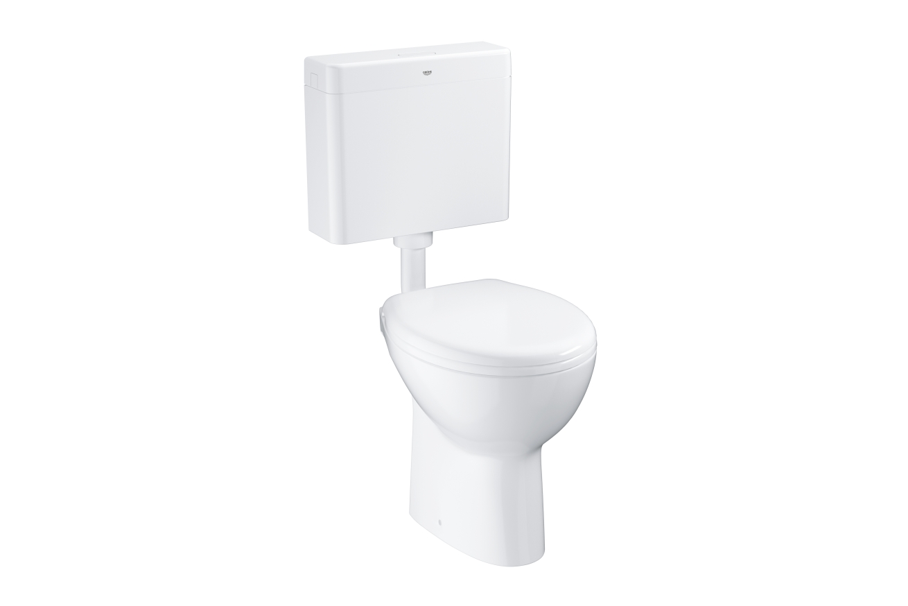 Унитаз напольный GROHE Bau Ceramic, альпин-белый (39560000)