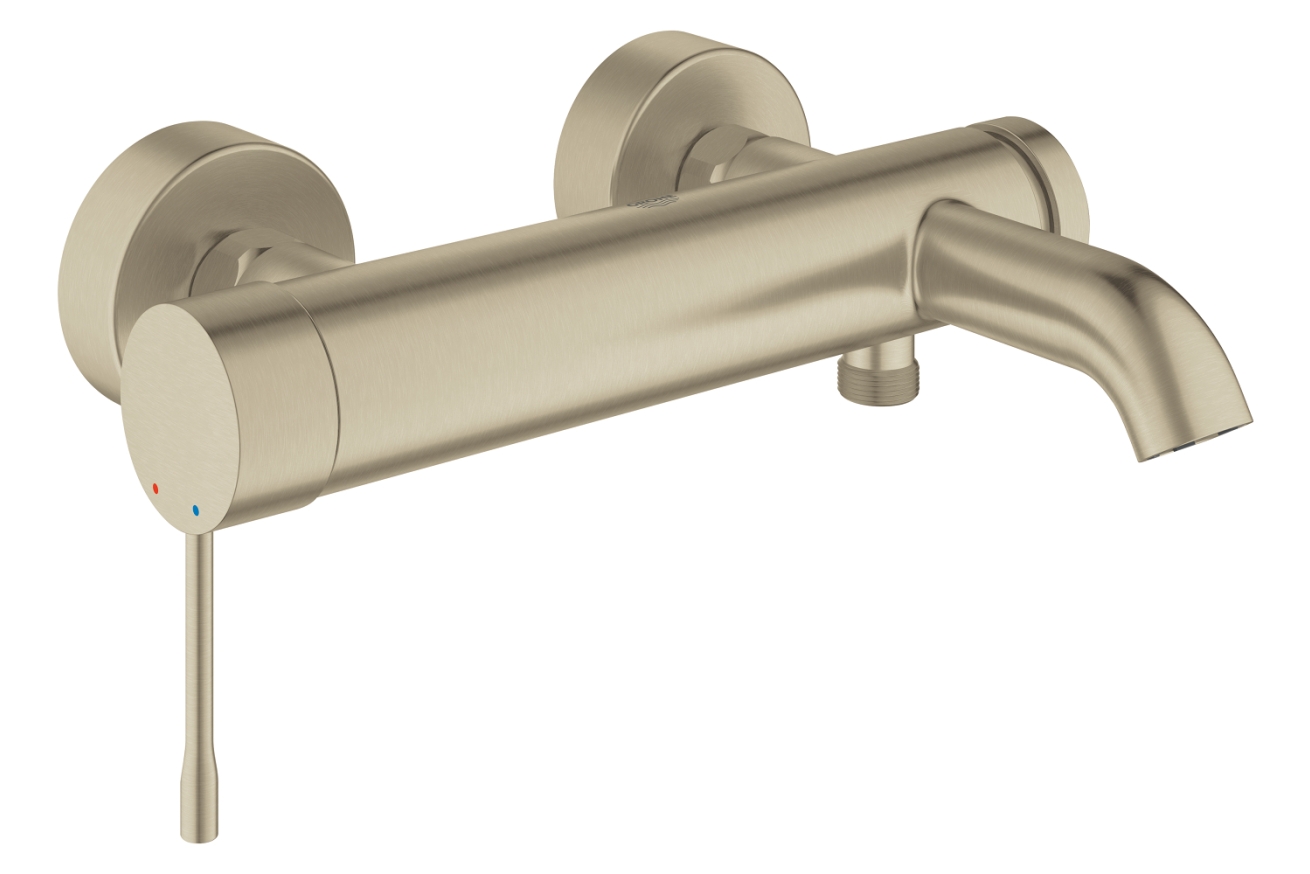 Смеситель для ванны GROHE Essence, никель матовый (25250EN1)