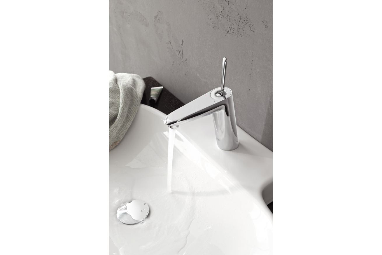 Смеситель для раковины GROHE Eurodisc Joy с донным клапаном, M-size, хром (23427000)