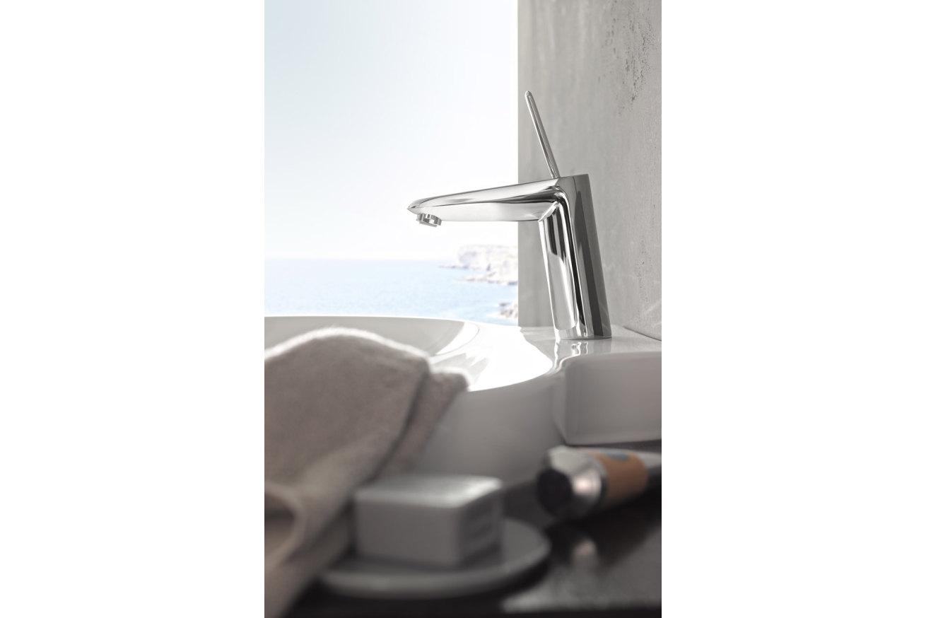 Смеситель для раковины GROHE Eurodisc Joy с донным клапаном, M-size, хром (23427000)