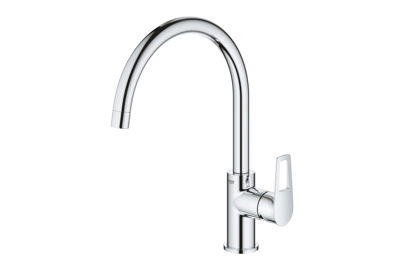 Смеситель для кухни GROHE Start Loop с высоким C-образным изливом, хром (31374001)