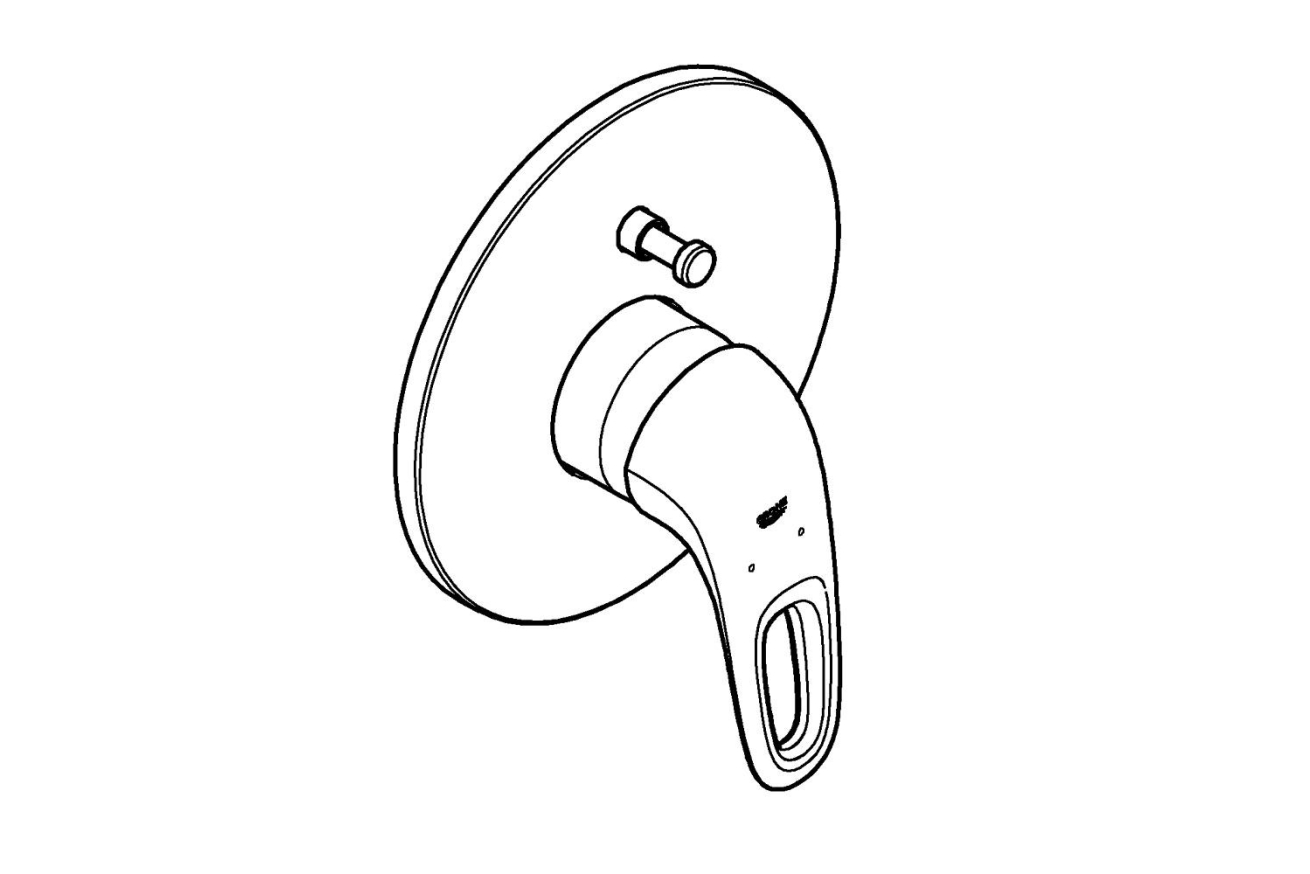 Смеситель для ванны GROHE Eurostyle, хром (33637003)
