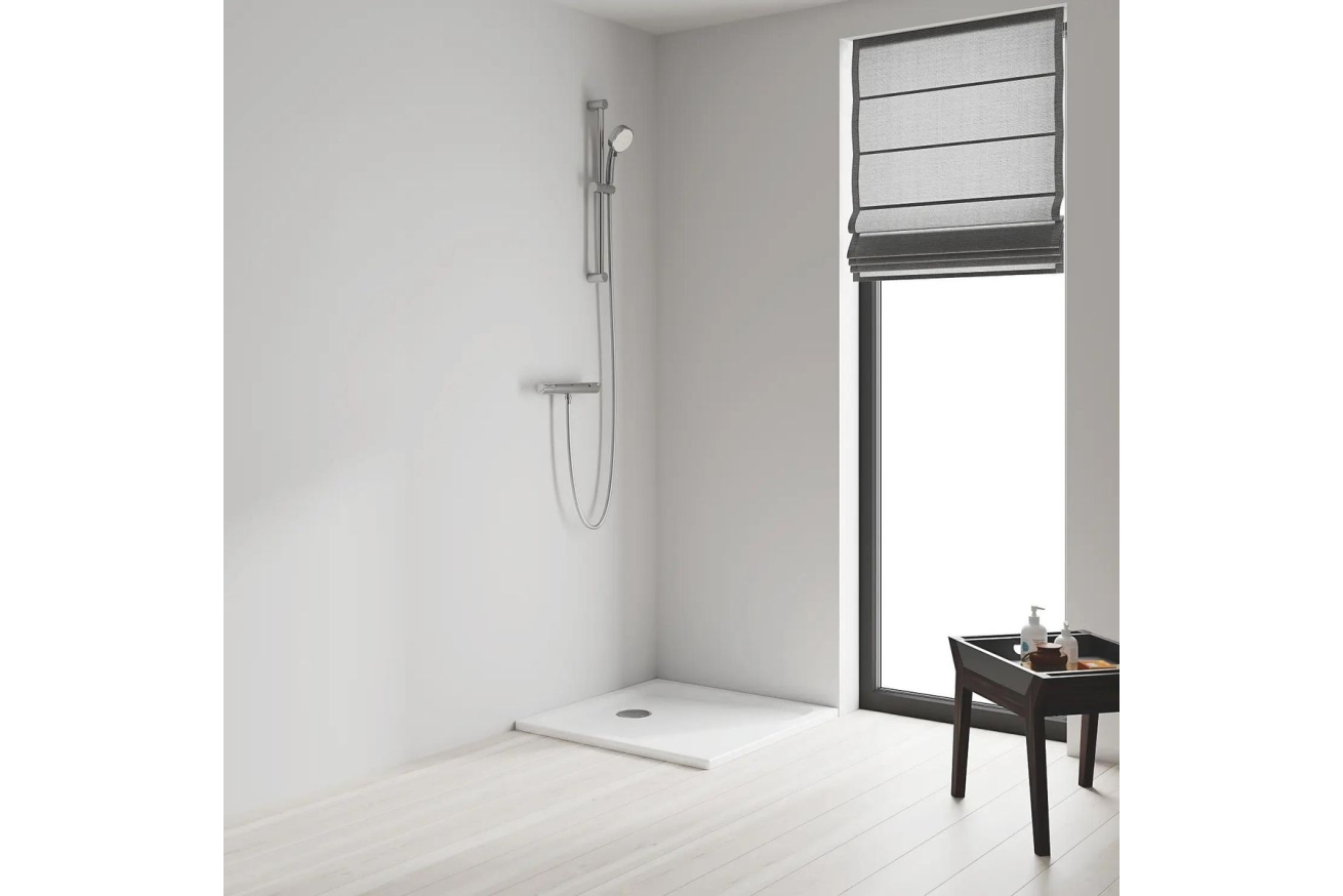 Душевой гарнитур GROHE Tempesta Cosmopolitan 100, 2 режима струи, душевая штанга 600 мм, хром (27578002)