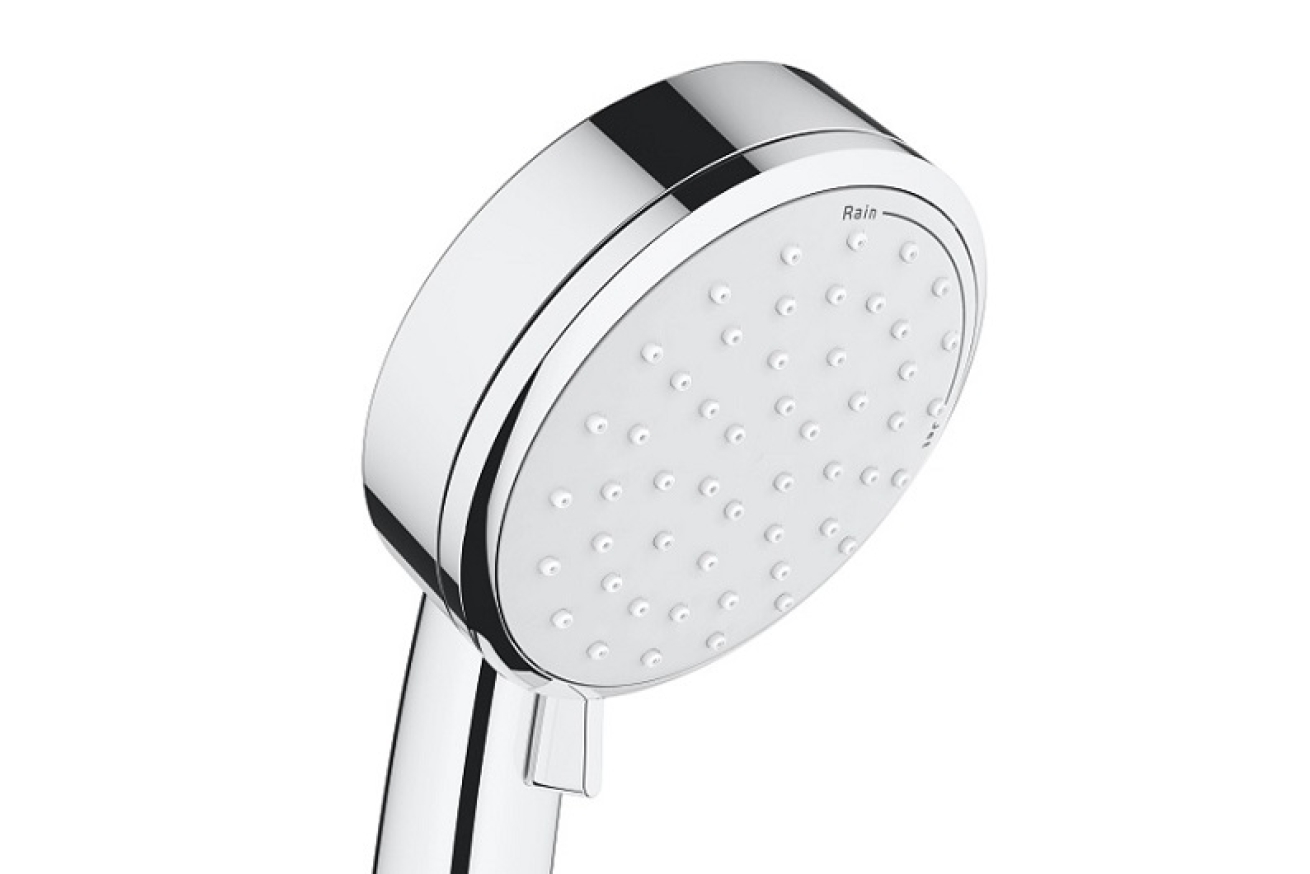 Душевой гарнитур GROHE Tempesta Cosmopolitan 100, 2 режима струи, душевая штанга 600 мм, хром (27578002)