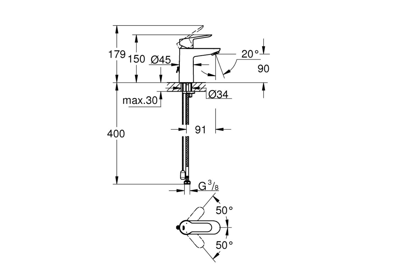 Готовый комплект для ванной комнаты GROHE Tempesta (NB0004-1)