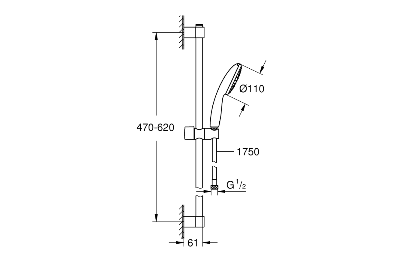 Готовый комплект для ванной комнаты GROHE Tempesta (NB0004-1)