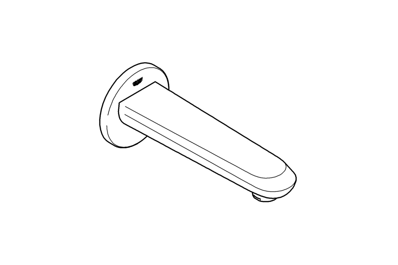 Излив для ванны GROHE Eurodisc Cosmopolitan, хром (13278002)