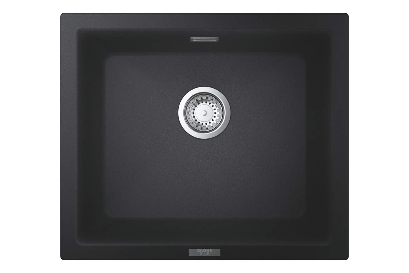 Мойка GROHE K700U с одной чашей, 533 x 457 мм, черный гранит (31654AP0)