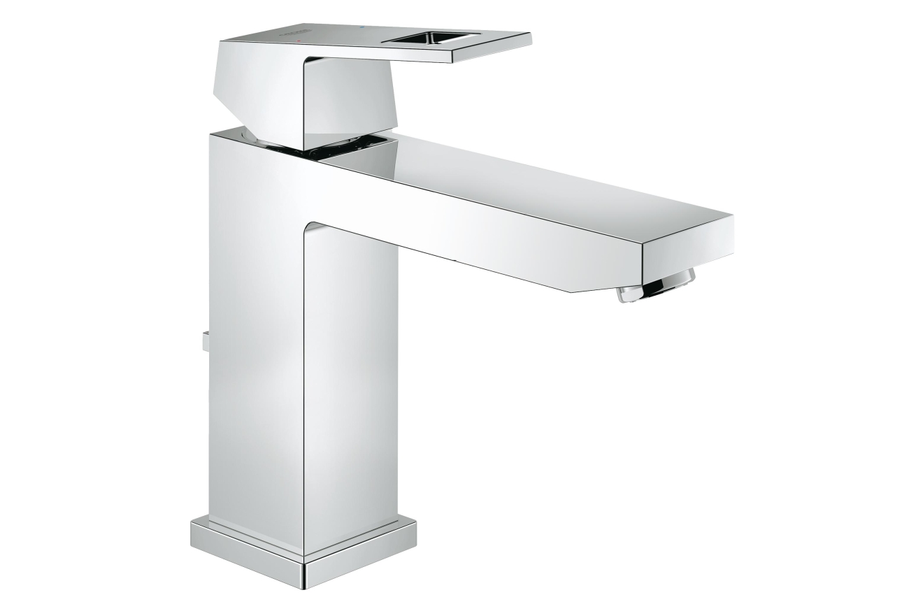 Смеситель для раковины GROHE Eurocube с донным клапаном, M-size, хром (23445000)