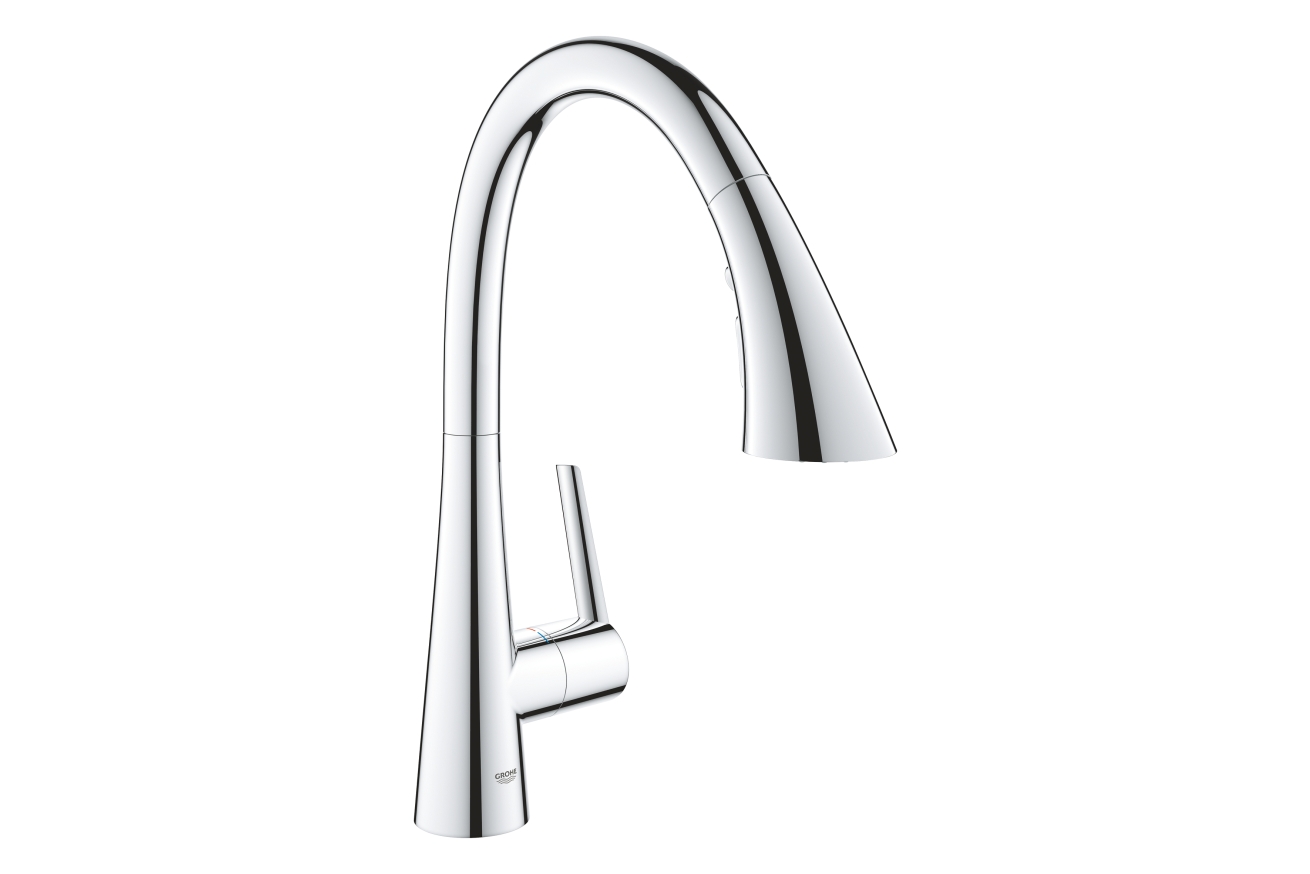 Смеситель для кухни GROHE Zedra с вытяжным душем 3jet, хром (32294002)