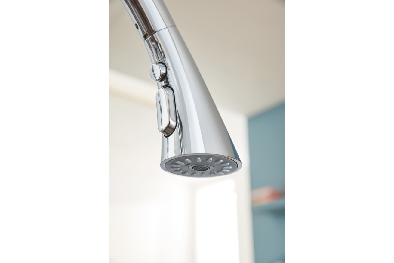 Смеситель для кухни GROHE Zedra с вытяжным душем 3jet, хром (32294002)