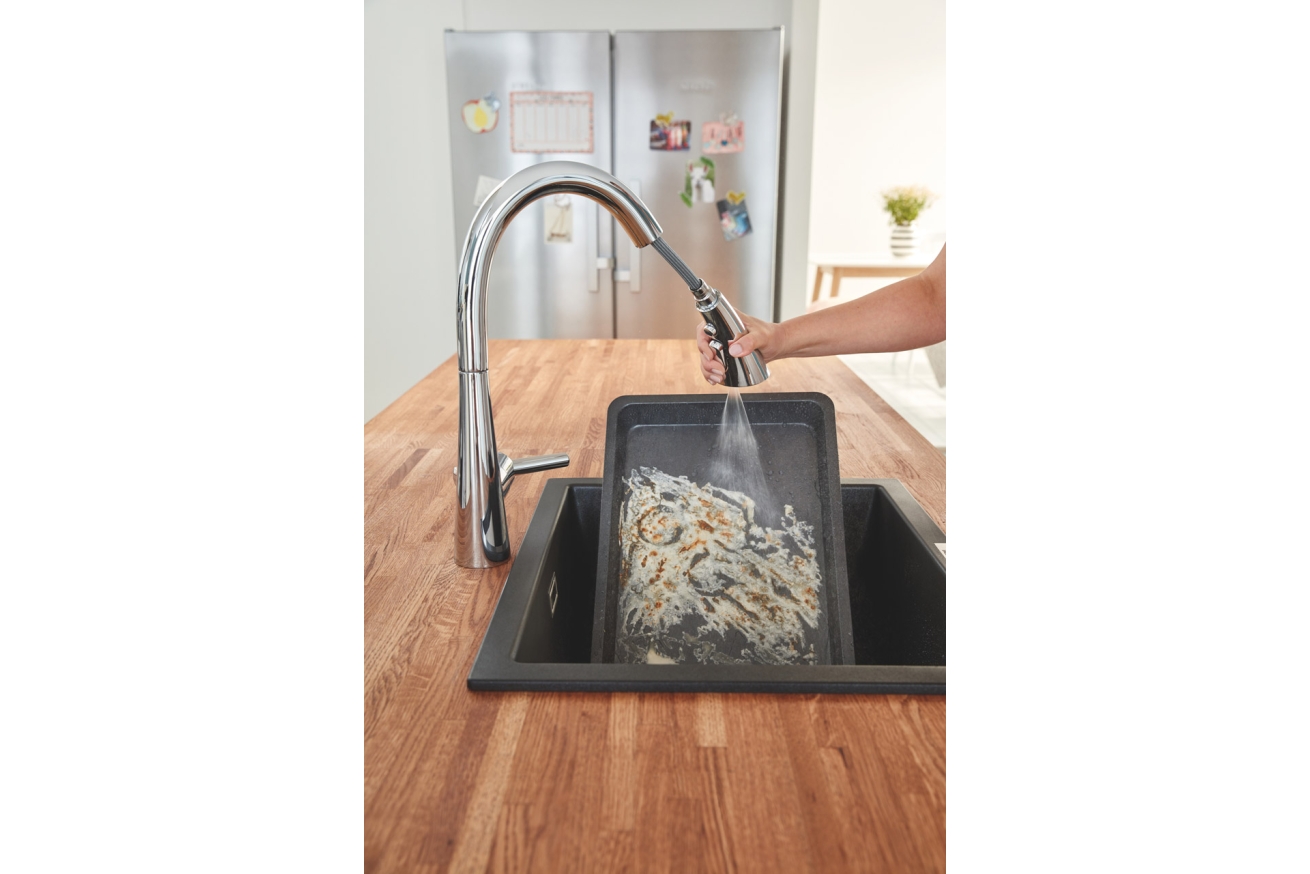 Смеситель для кухни GROHE Zedra с вытяжным душем 3jet, хром (32294002)
