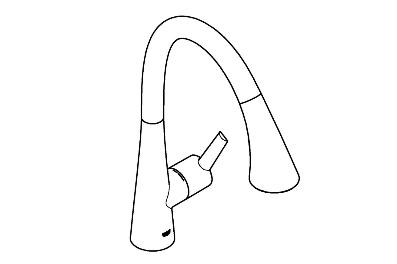 Смеситель для кухни GROHE Zedra с вытяжным душем 3jet, хром (32294002)