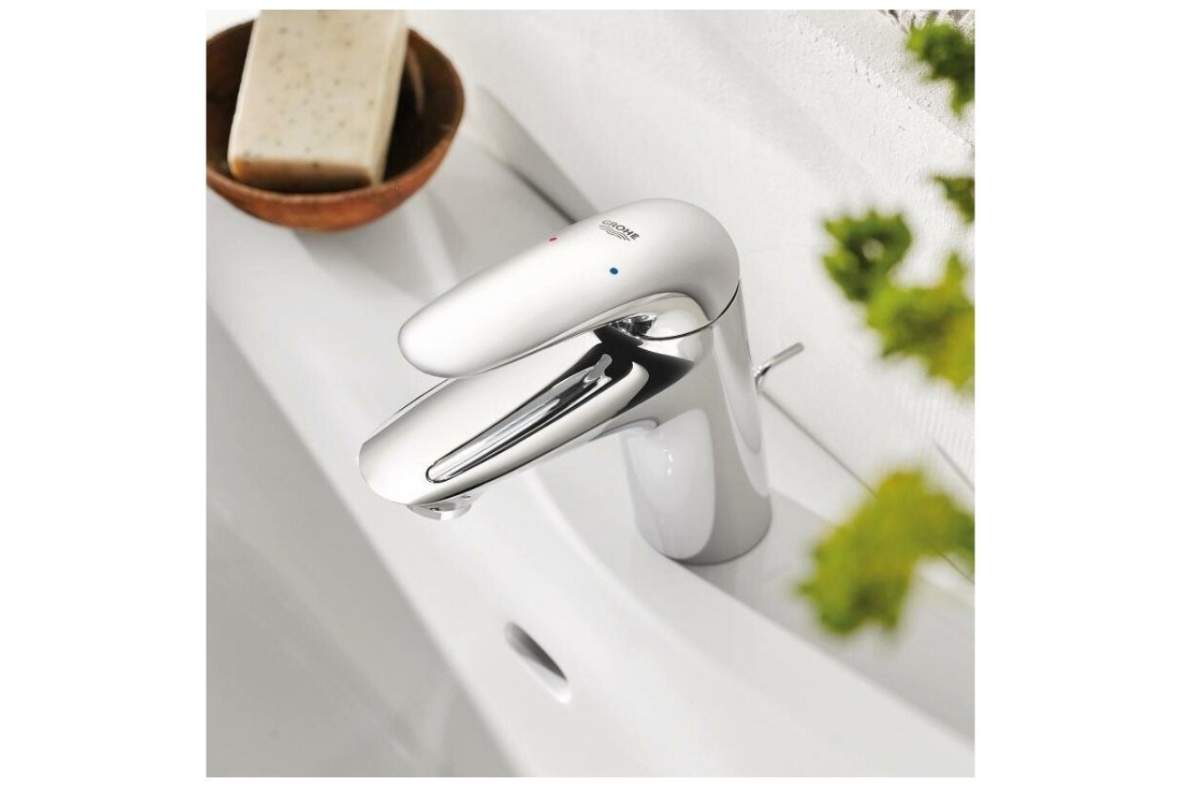 Смеситель для раковины GROHE Eurostyle, S-size, хром (23709003)