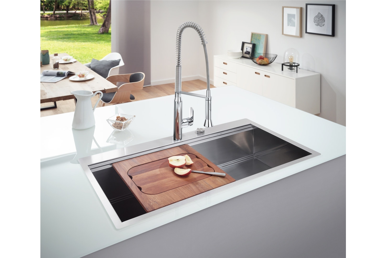 Мойка GROHE из нержавеющей стали, 1 чаша, K800 120-S 102,4/56 1.0 (31586SD0)