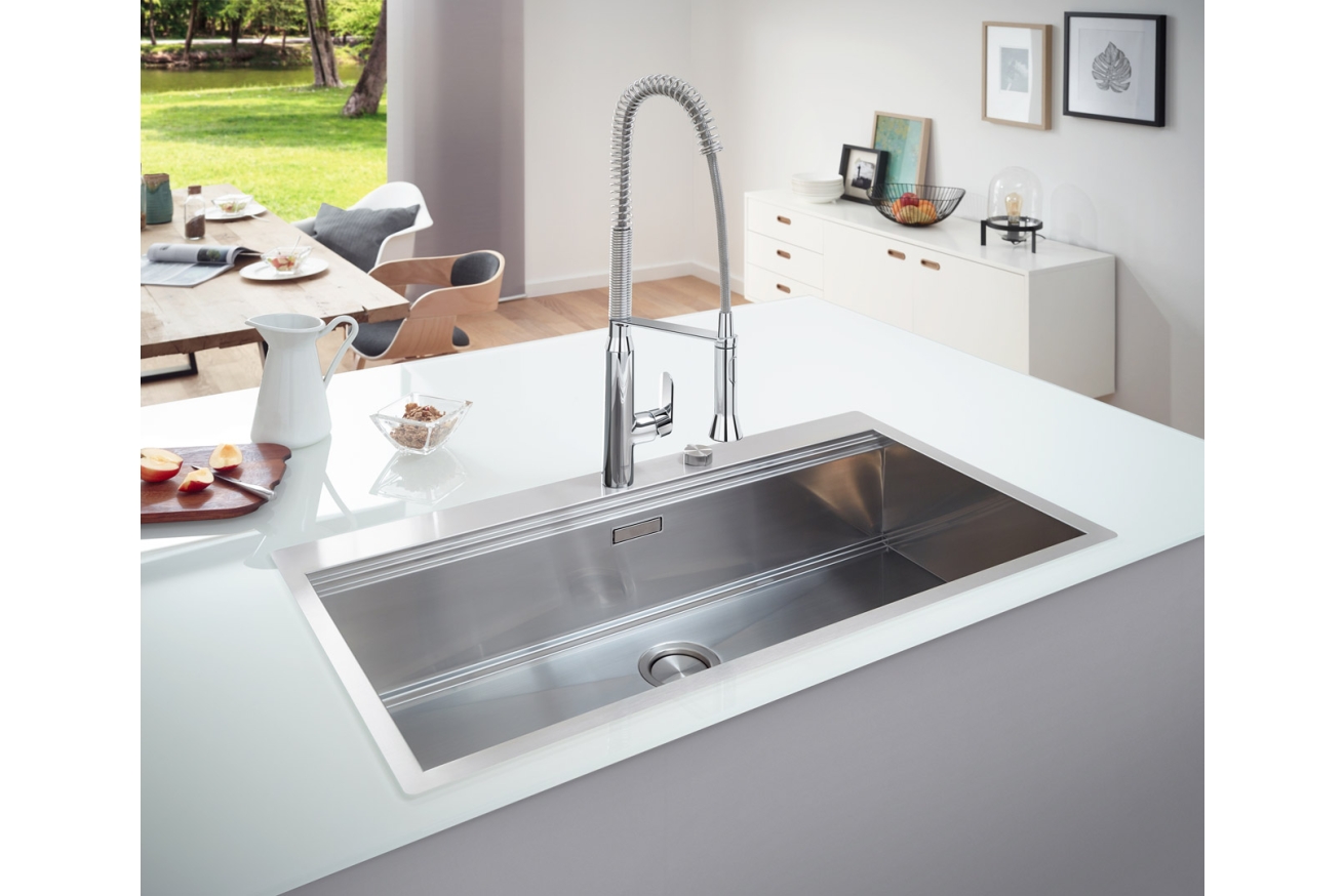 Мойка GROHE из нержавеющей стали, 1 чаша, K800 120-S 102,4/56 1.0 (31586SD0)