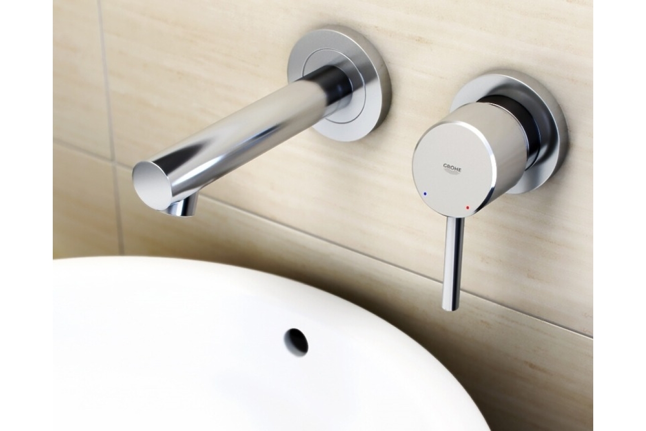 Внешняя часть смесителя для раковины GROHE Concetto на 2 отверстия, S-Size, хром (19575001)