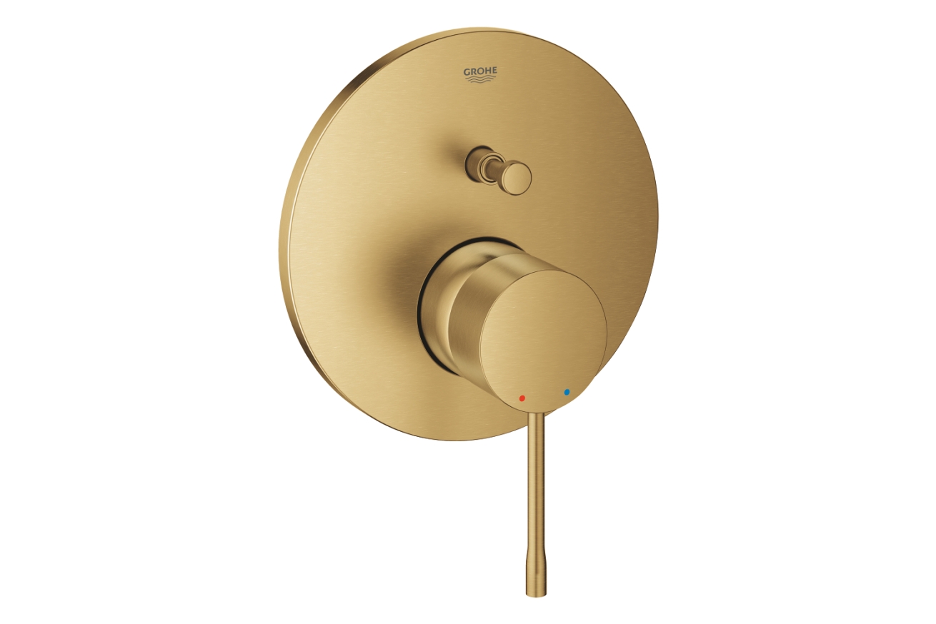 Внешняя часть смесителя для ванны GROHE Essence на 2 потребителя, холодный рассвет матовый (24167GN1)