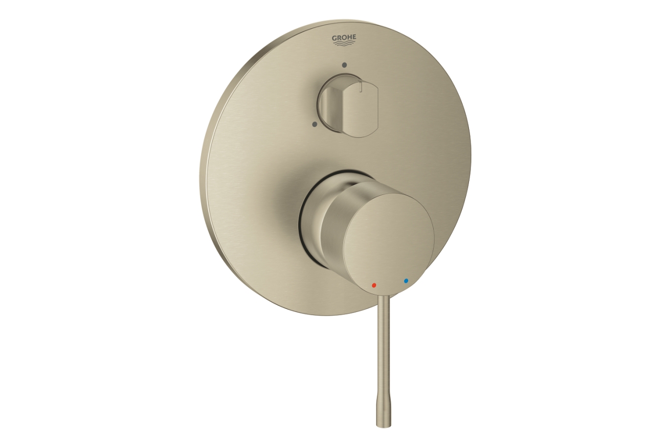Внешняя часть смесителя для ванны GROHE Essence на 3 потребителя, никель матовый (24169EN1)