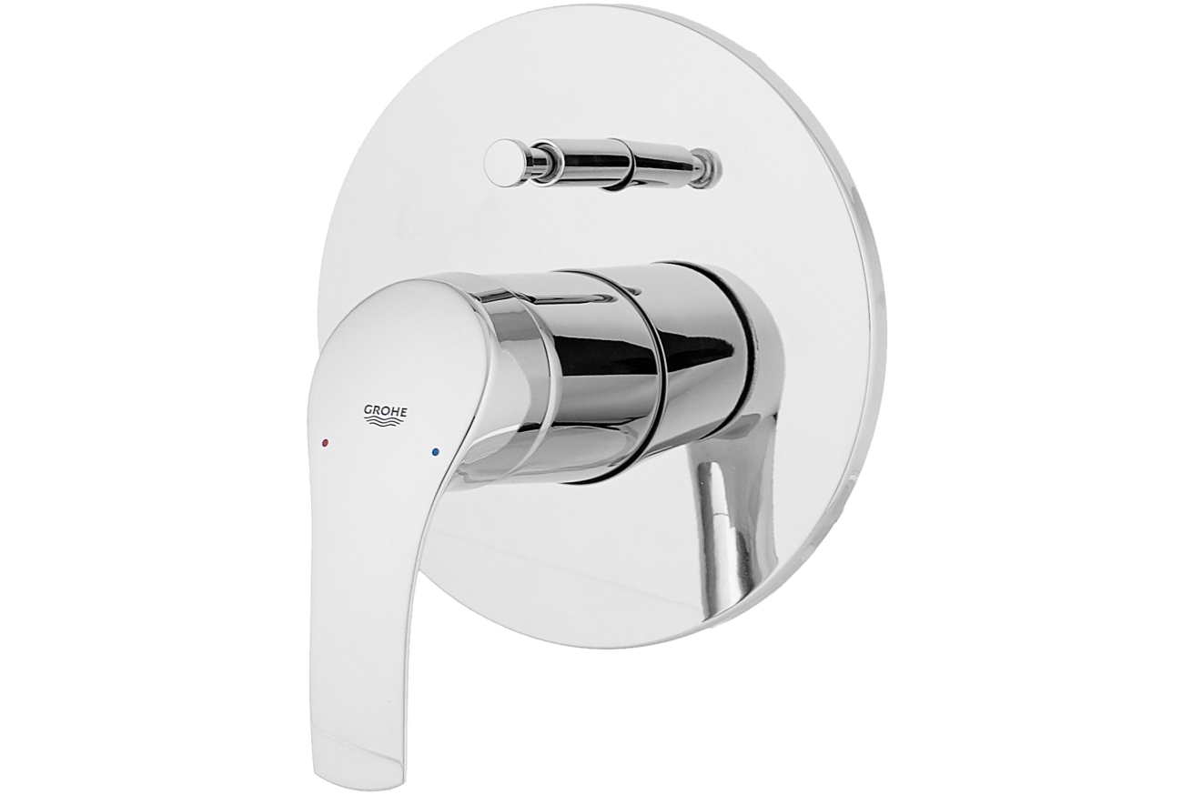 Смеситель для ванны GROHE Eurosmart в комплекте с монтажной частью, хром (33305002)