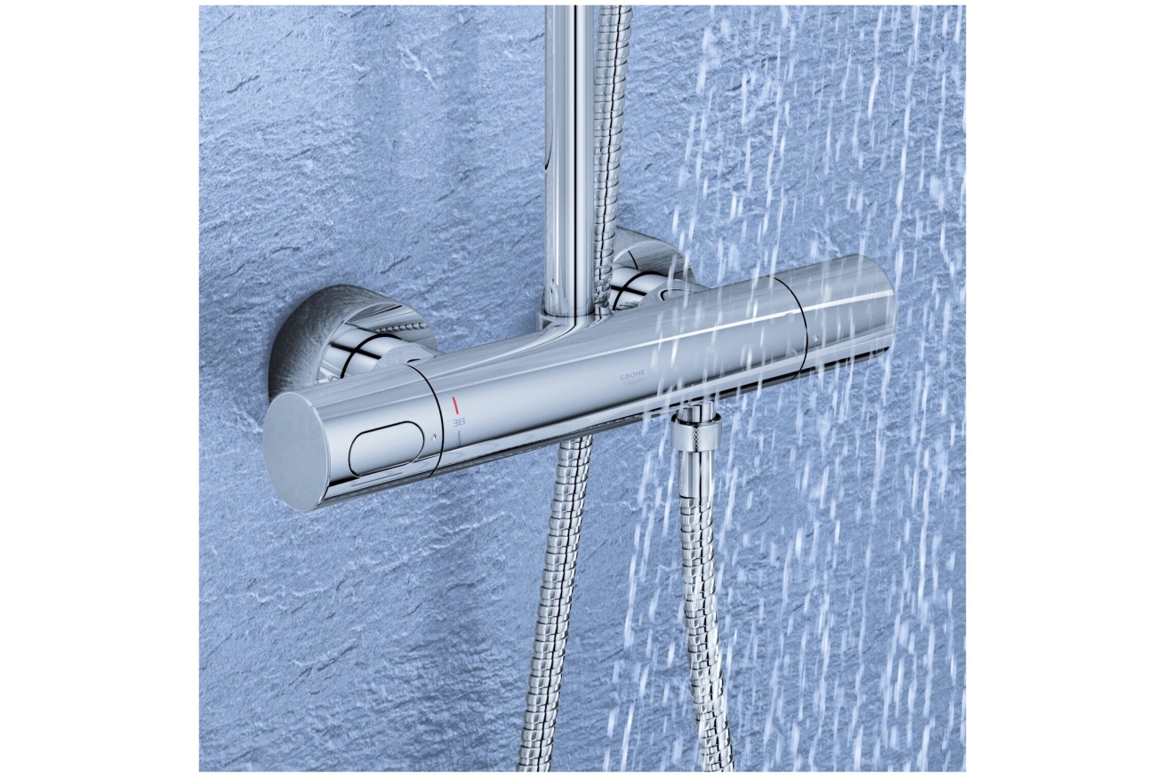 Душевая система GROHE Rainshower System 310 с термостатом для душа, хром (27966000)