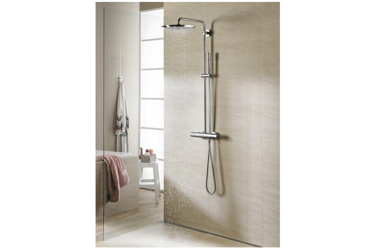 Душевая система GROHE Rainshower System 310 с термостатом для душа, хром (27966000)