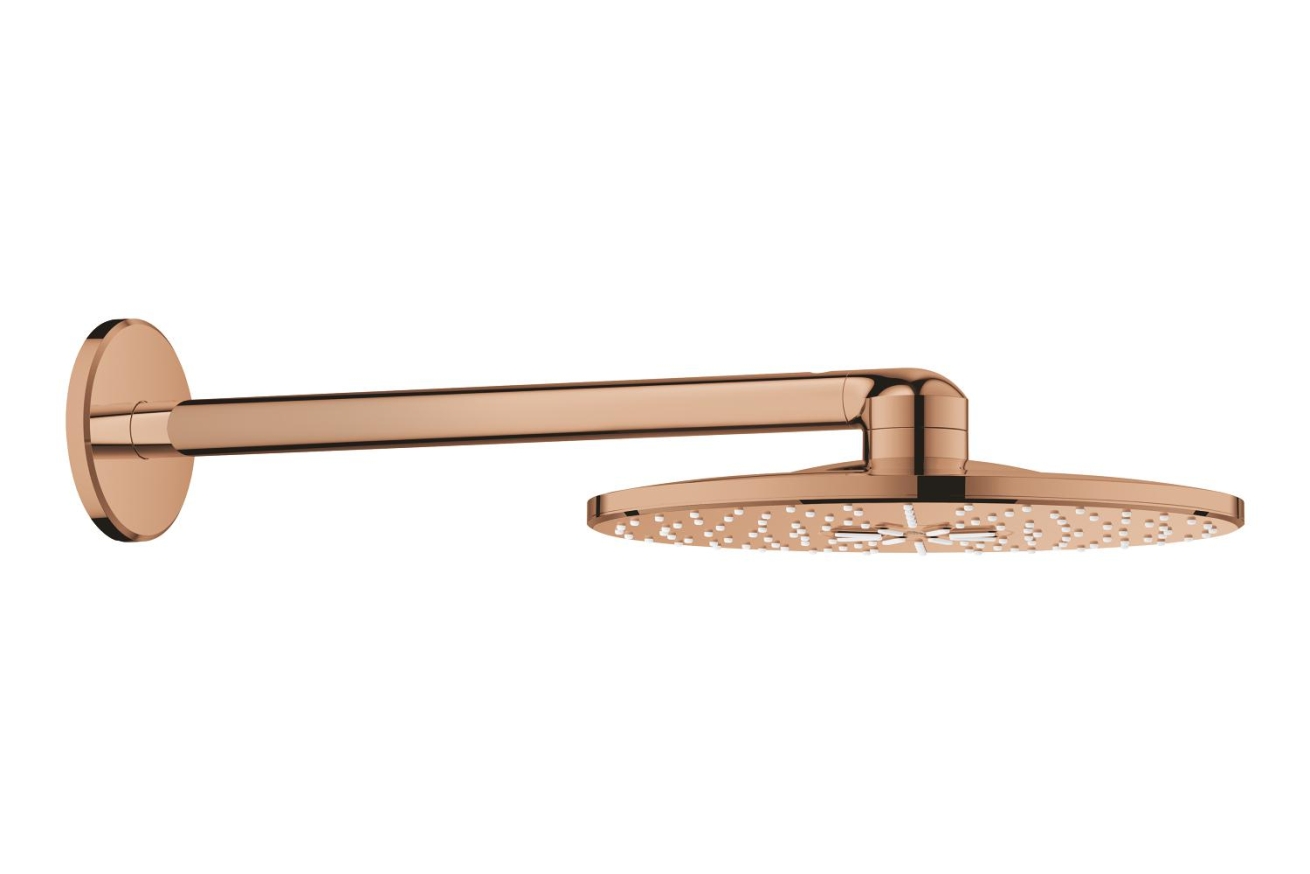 Верхний душ GROHE Rainshower SmartActive 310, 2 режима, 430 мм, теплый закат глянец (26475DA0)