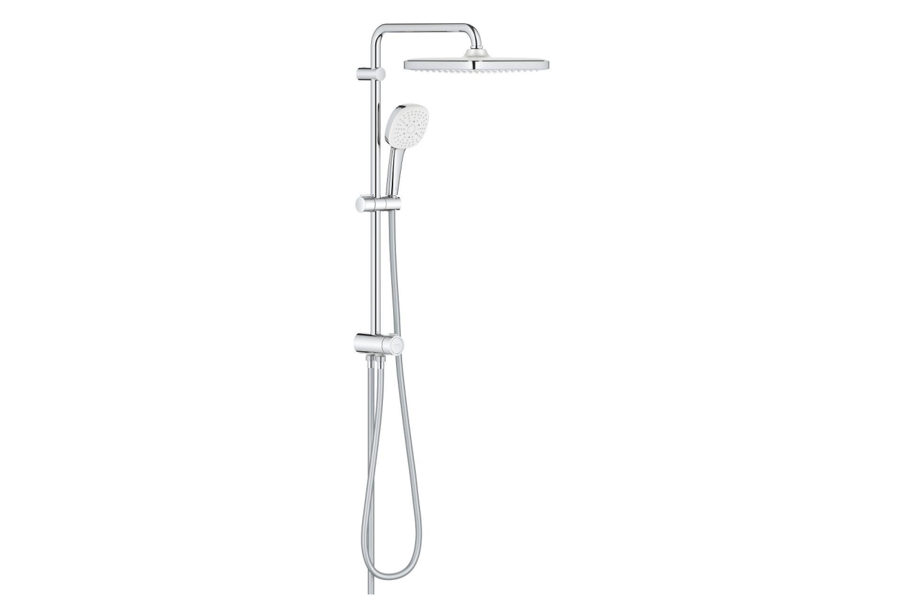Душевая система GROHE Tempesta System 250 Cube Flex с переключателем потоков, хром (26977001)