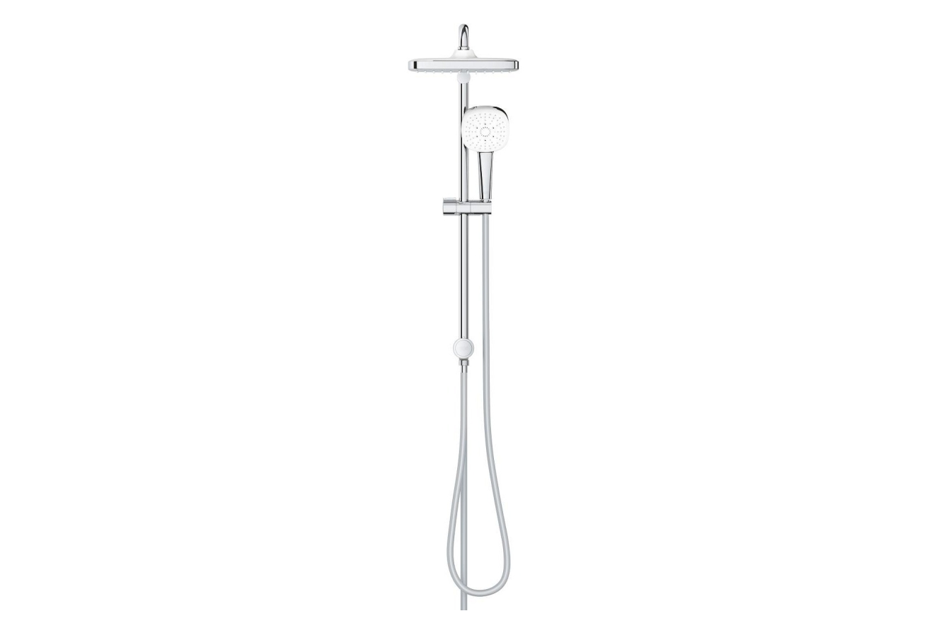 Душевая система GROHE Tempesta System 250 Cube Flex с переключателем потоков, хром (26977001)