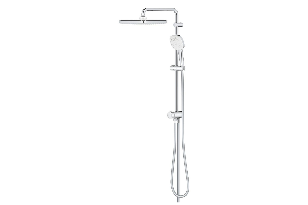 Душевая система GROHE Tempesta System 250 Cube Flex с переключателем потоков, хром (26977001)
