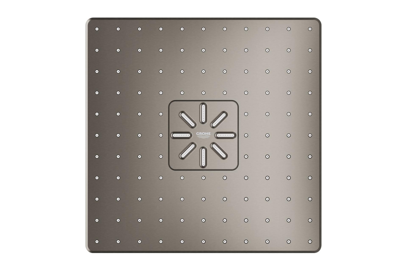 Верхний душ GROHE Rainshower 310 SmartActive Cube, 2 режима, 430 мм, темный графит матовый (26479AL0)