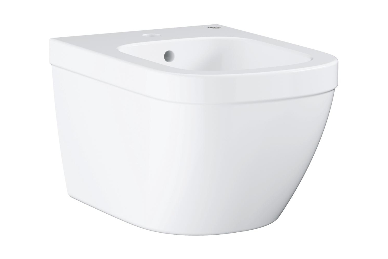 Биде подвесное с гигиеническим покрытием GROHE Euro Ceramic, альпин-белый (3920800H)