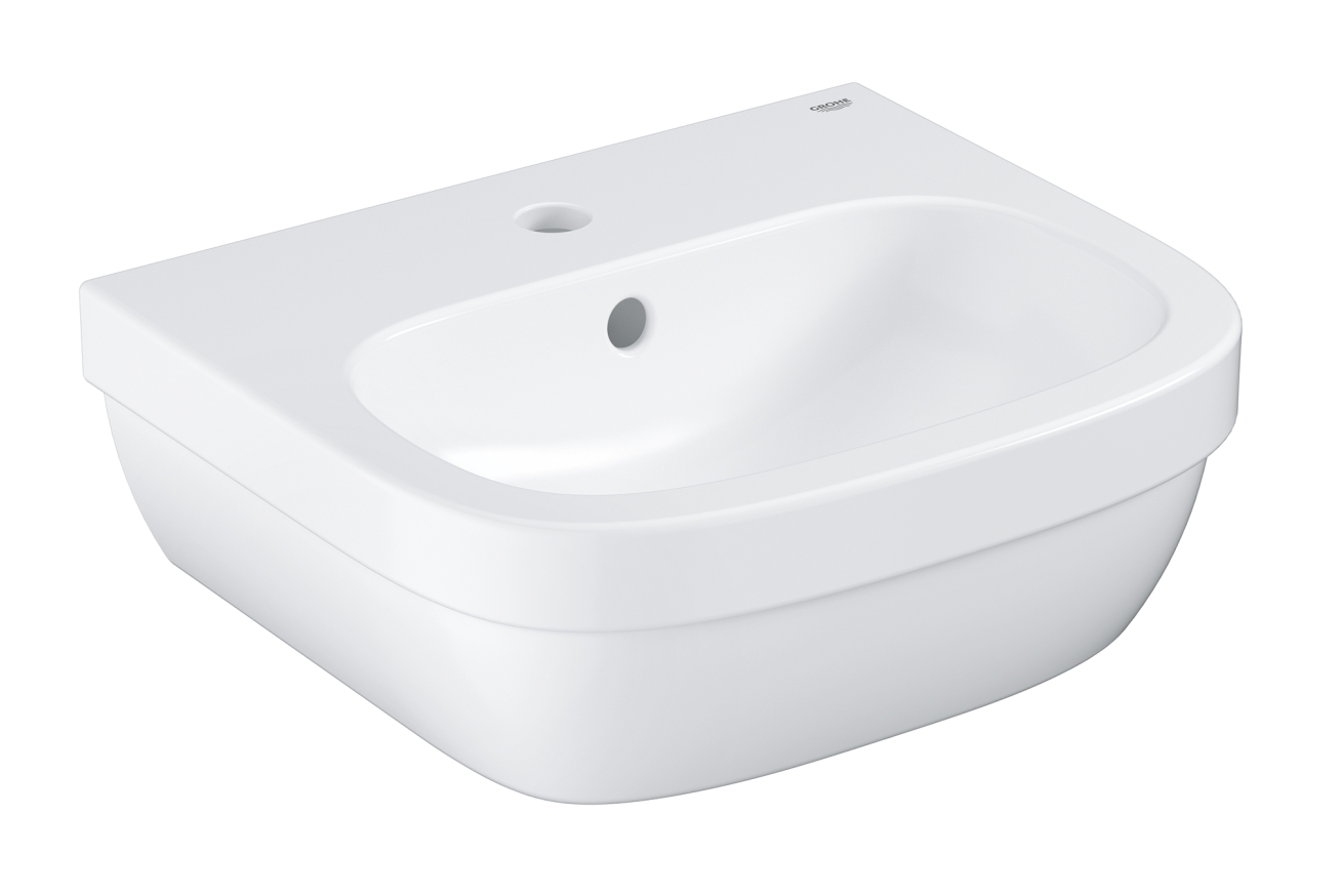 Мини-раковина GROHE Euro Ceramic с гигиеническим покрытием 45 см,альпин-белый (3932400H)