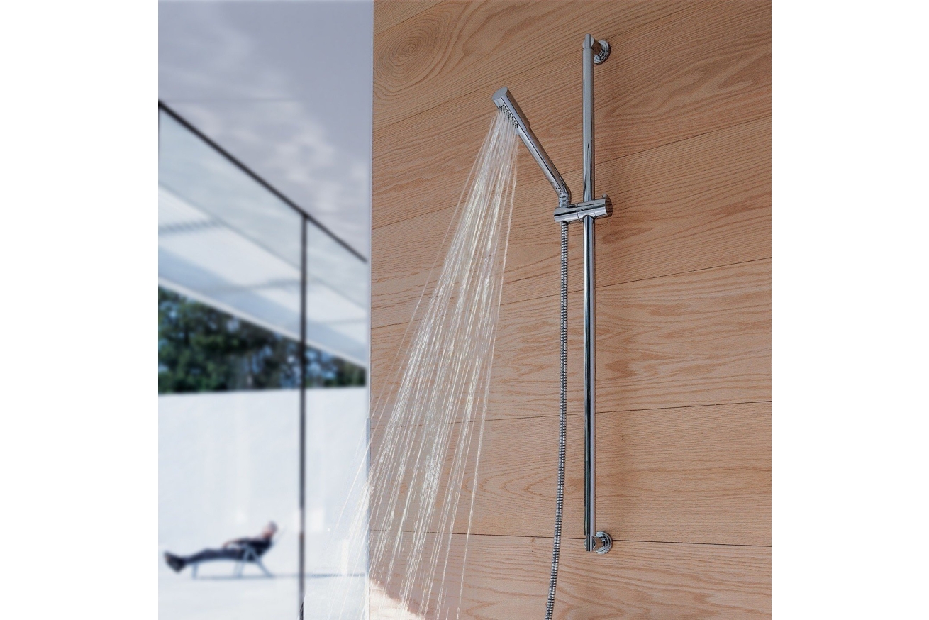 Душевой гарнитур GROHE Sena Stick, 1 режим струи, душевая штанга 600 мм, 9,5 л/мин, хром (28581000)