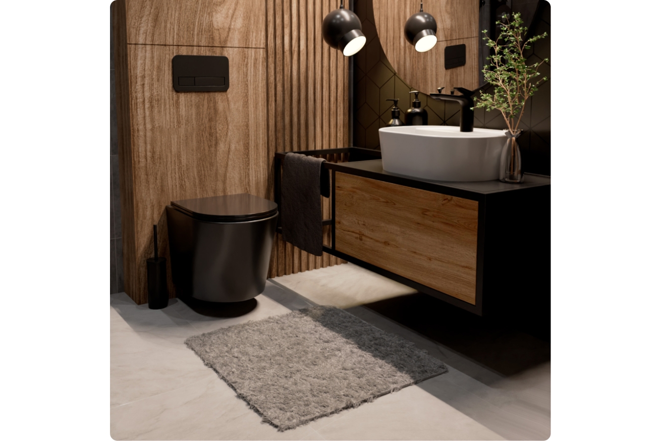 Комплект инсталляции GROHE Rapid SL NW0145/S с унитазом AQUAme AQM2001MB и сиденьем с микролифтом (NW0270)