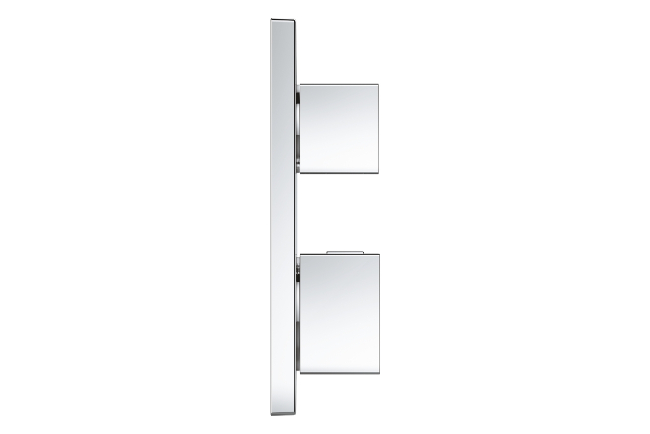 Внешняя часть термостата для ванны GROHE Grohtherm Cube на 2 потребителя, хром (24155000)