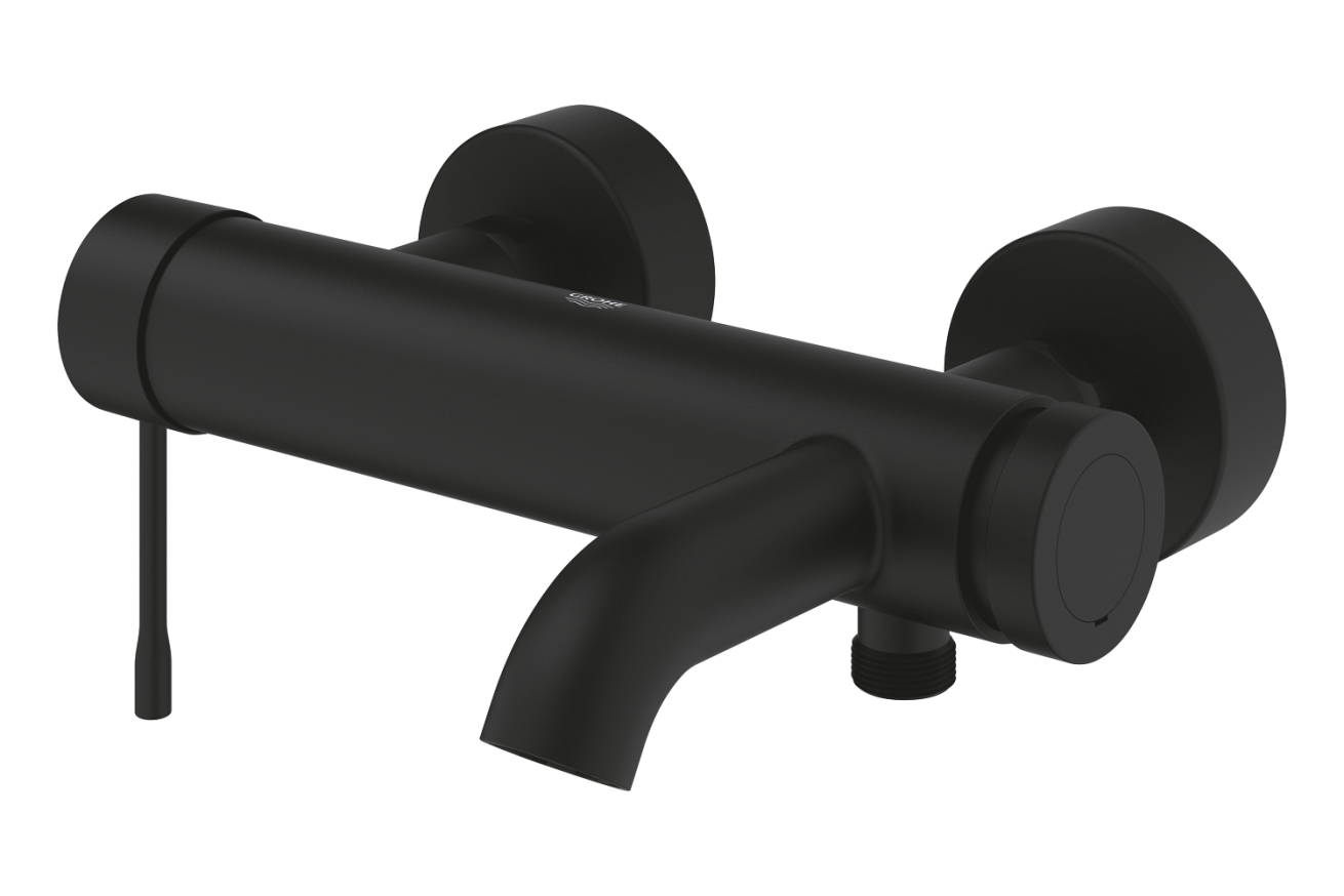 Смеситель для ванны GROHE Essence, фантомный черный (25250KF1)