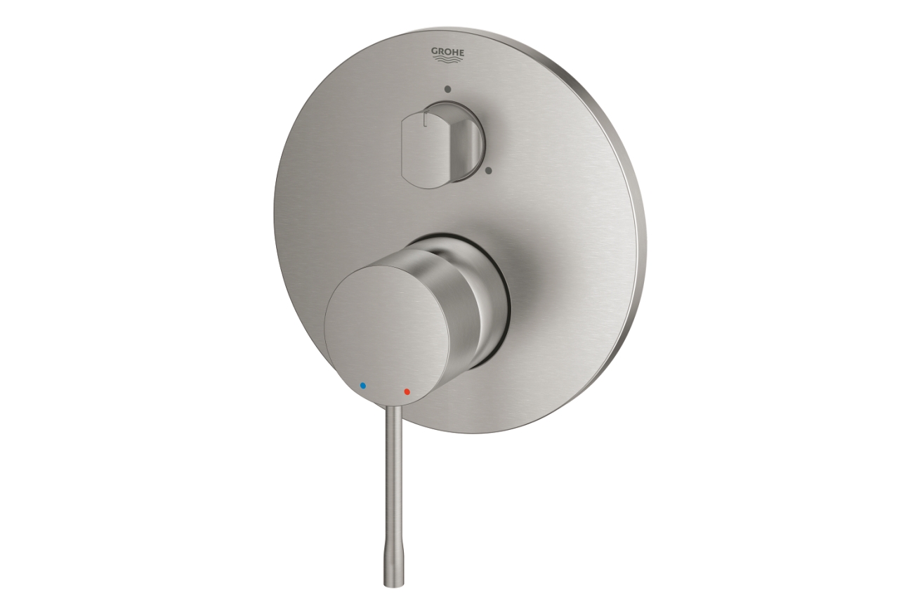 Внешняя часть смесителя для ванны GROHE Essence на 3 потребителя, суперсталь (24169DC1)